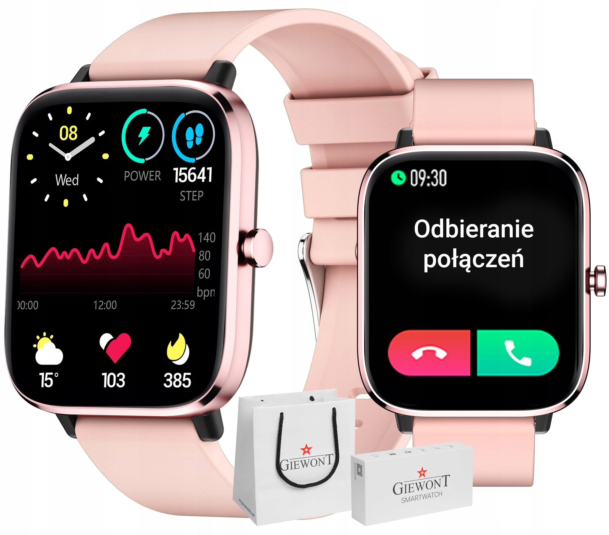 Smartwatch Giewont Dynamic SmartCall GW230-1 – Elegancja i funkcjonalność na co dzień