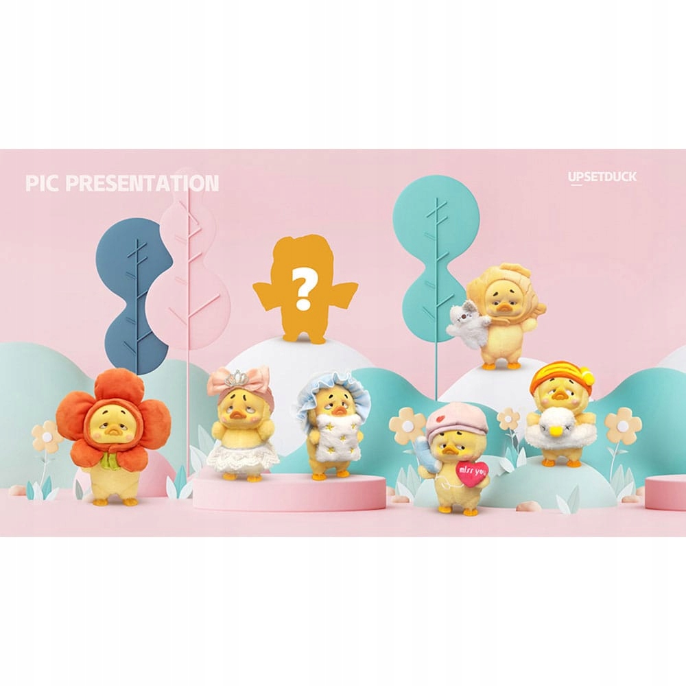 Comansi Upset Duck Act Cute Plush Blind Box – Urocza zabawa dla każdego