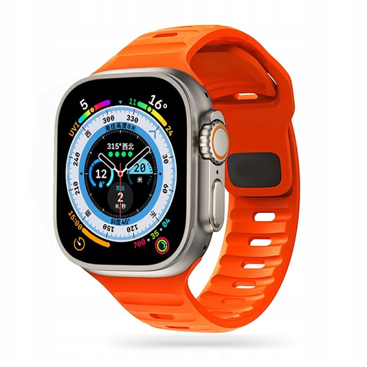 Pasek sportowy SUPERO Iconband Line do Apple Watch 4/5/6/7/8/9/SE/Ultra 42/44/45/49 mm – Komfort i styl w jednym