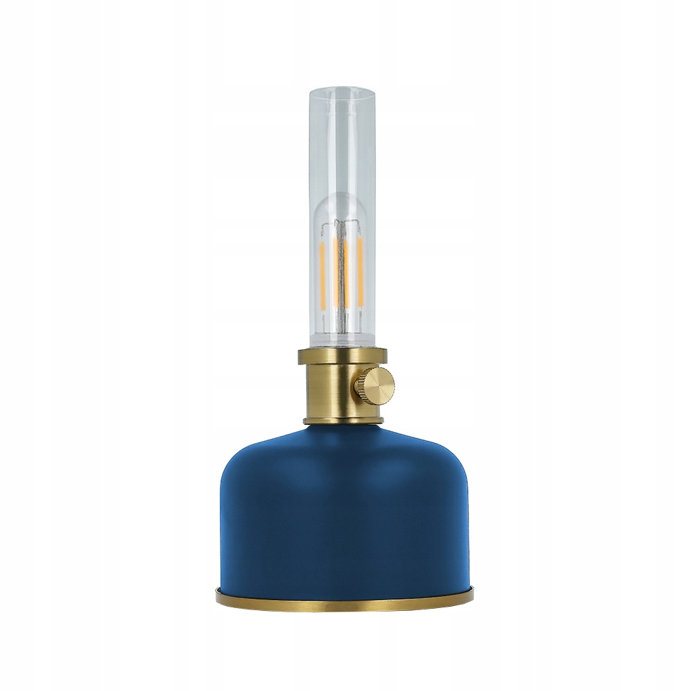 Lampa naftowa Retro LED niebieska FLR-35 Forever Light – Stylowe oświetlenie do Twojego wnętrza