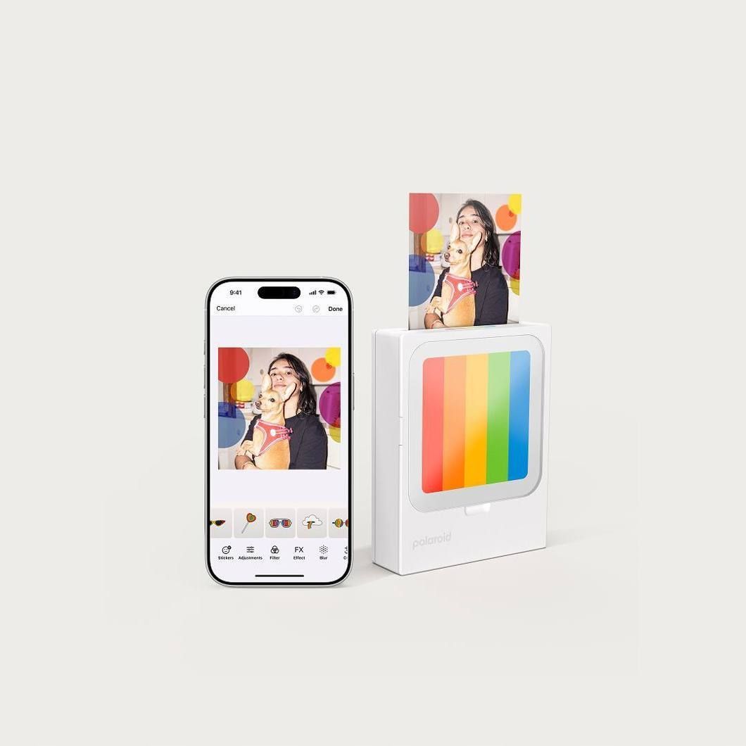Kreatywna aplikacja Polaroid Hi-Print do edycji zdjęć
