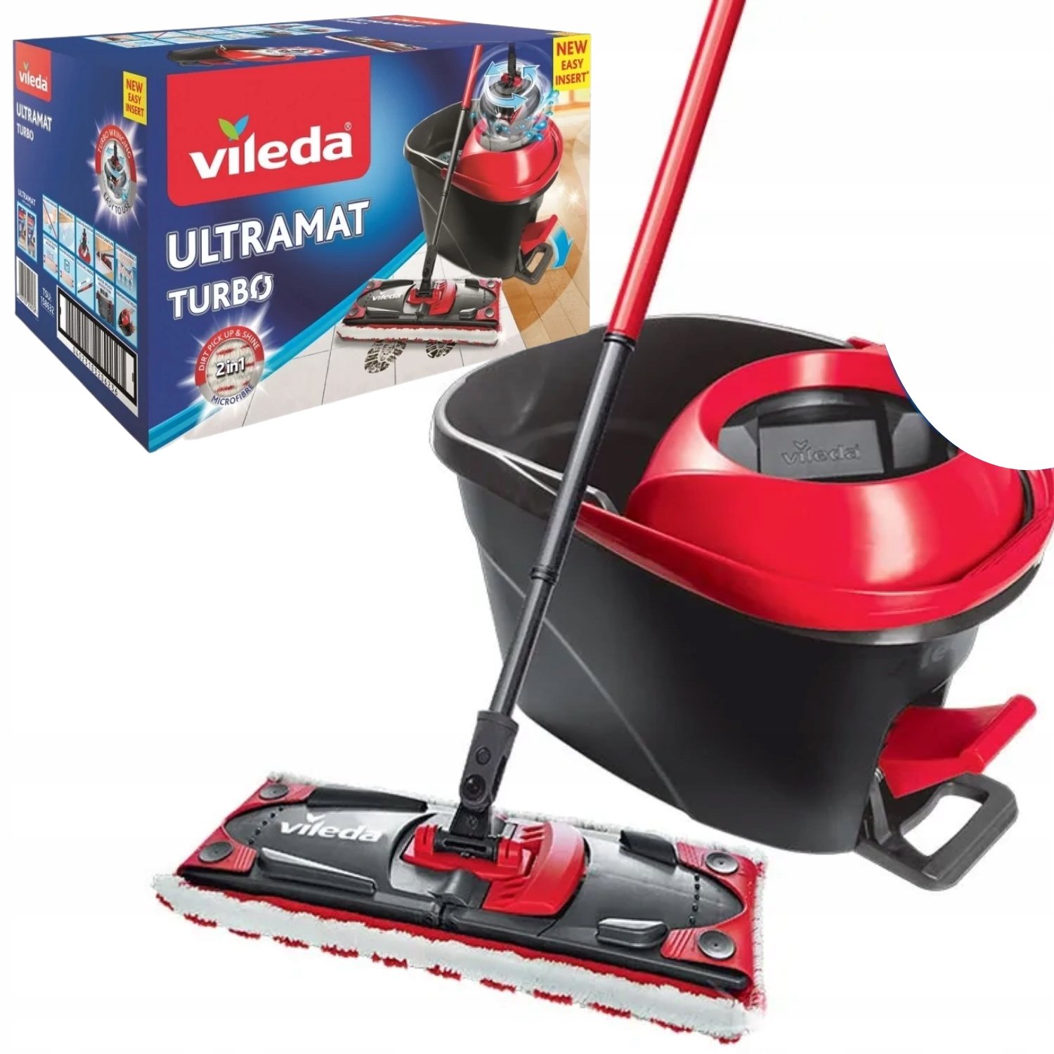 Vileda Ultramax Turbo 2in1 Bodenwischer Komplett Set – Efektywne sprzątanie dla każdego domu