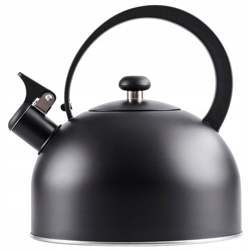 Czajnik z gwizdkiem stalowy czarny 3 l – Idealny do Twojej kuchni