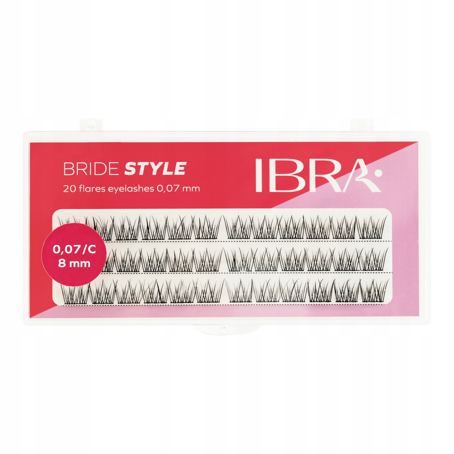 IBRA Bride Style 20 Flares Eyelashes 8mm – Idealne kępki rzęs na wyjątkowe okazje