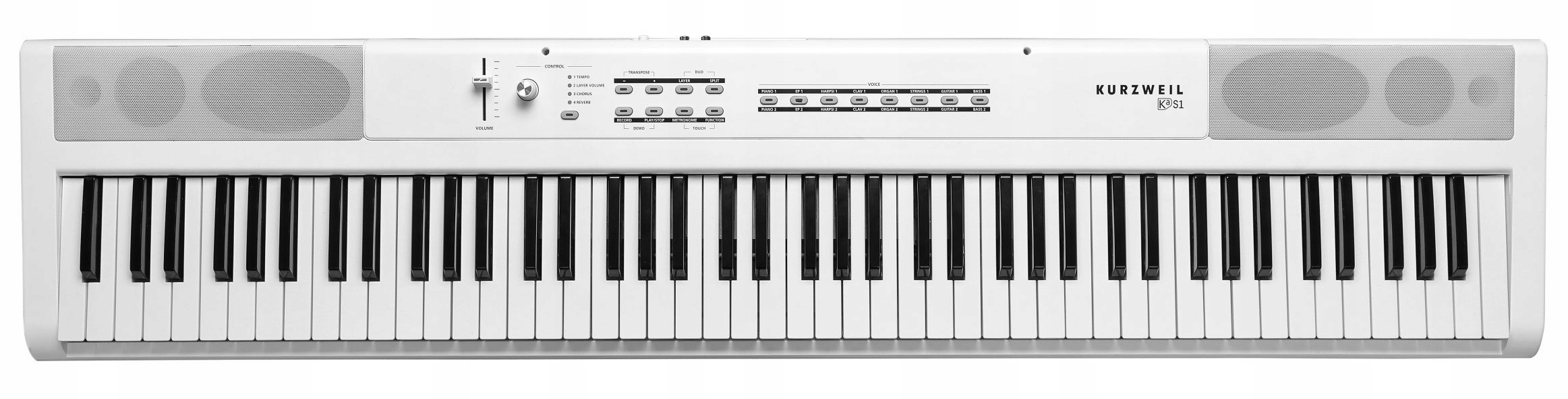 Kurzweil KA-S1 White – Kompaktowe pianino cyfrowe dla każdego muzyka