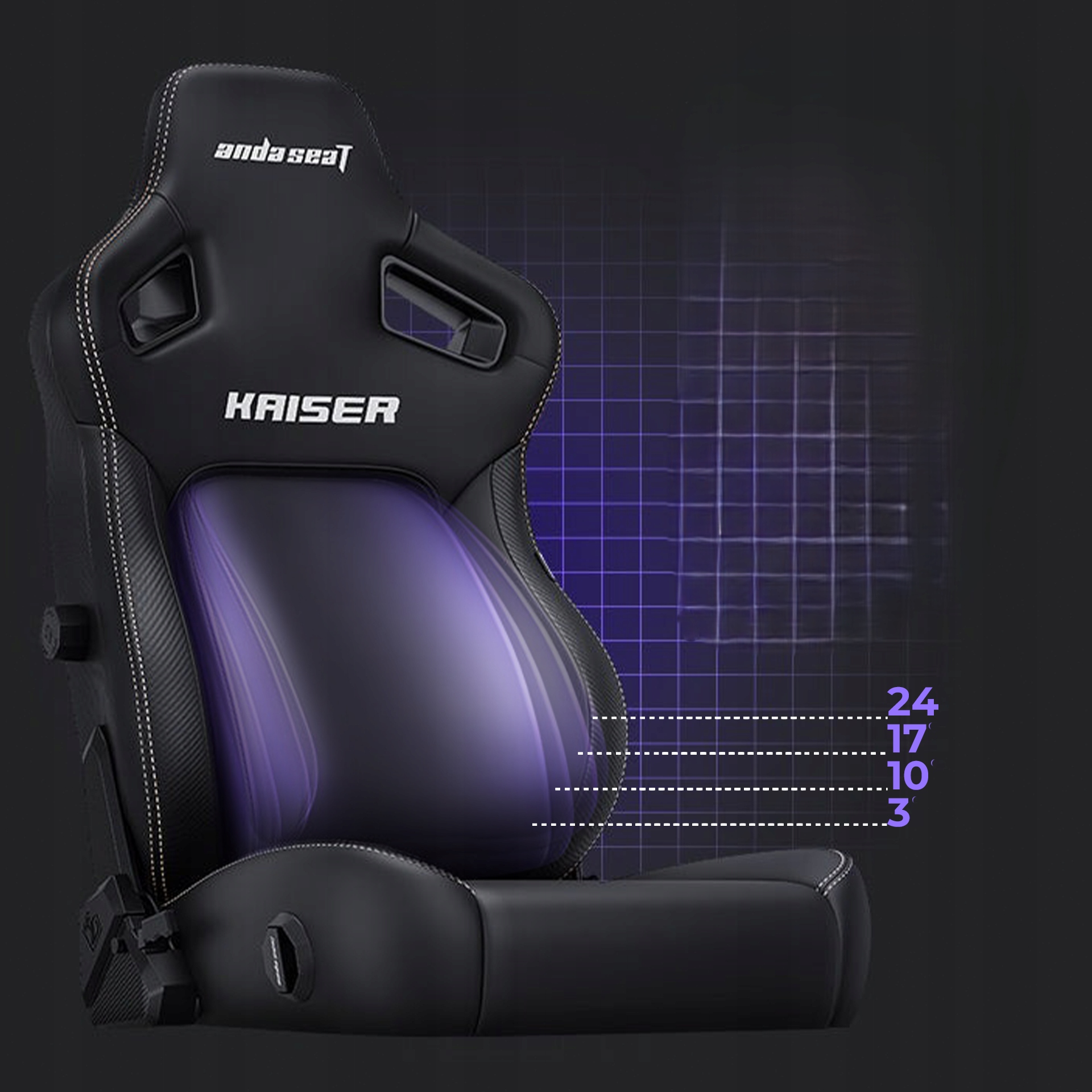 Siedzenie z pianką Memory Foam dla maksymalnego komfortu