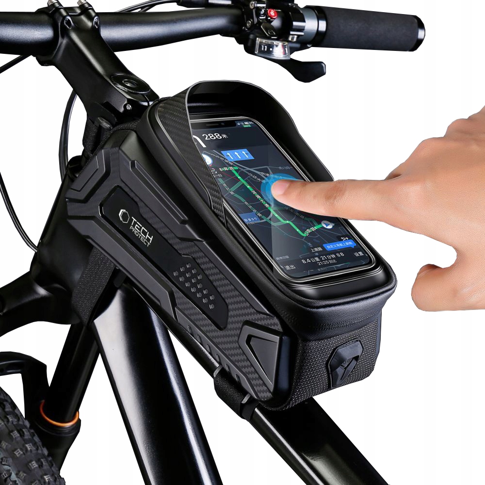Wygodny system mocowania na ramie roweru