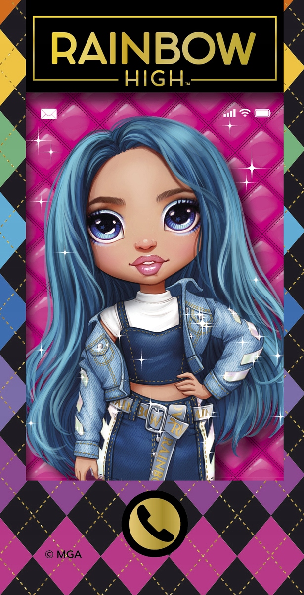 Magiczny telefon z hymnem Rainbow High