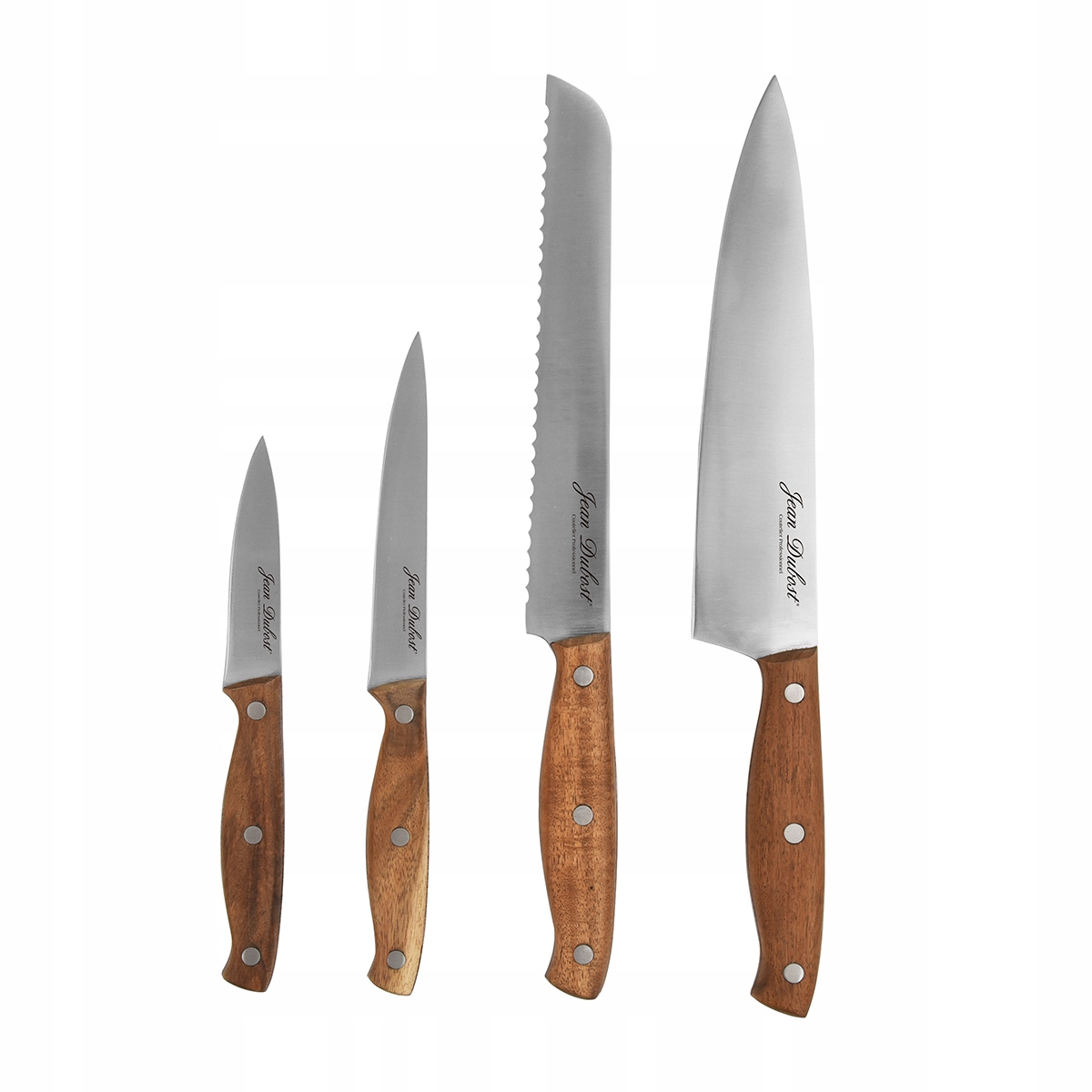 Zestaw 4 noży kuchennych – uniwersalne zastosowanie