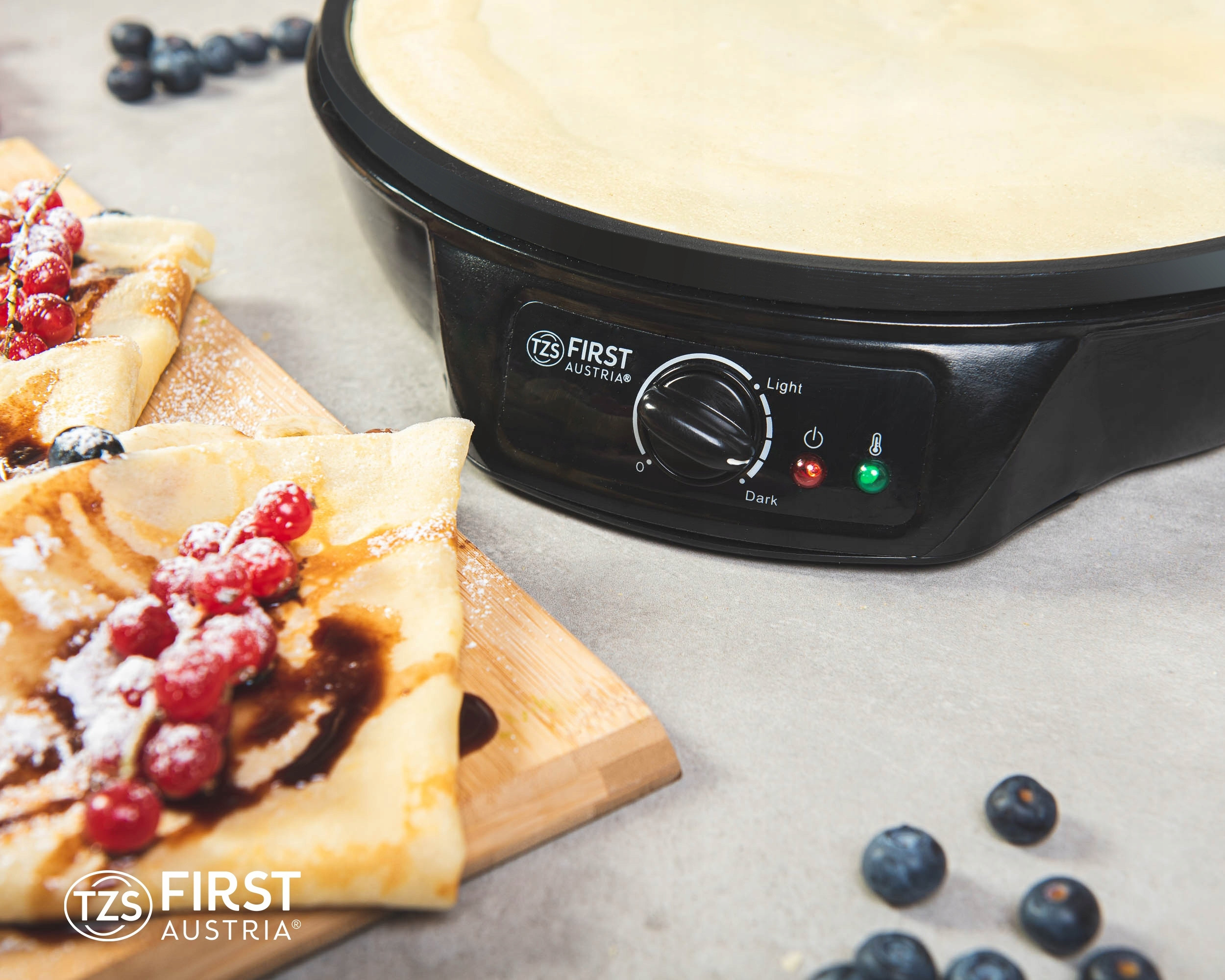 Regulacja temperatury – Ty decydujesz o stopniu zarumienienia naleśników