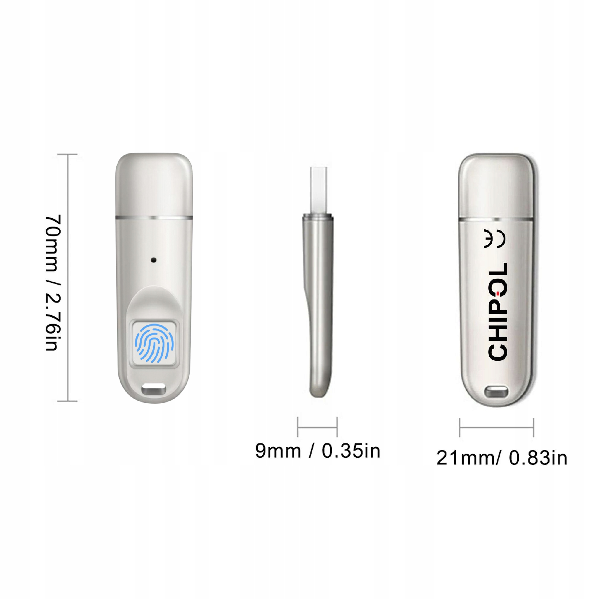 Możliwość podziału pamięci – Publiczny i zaszyfrowany obszar