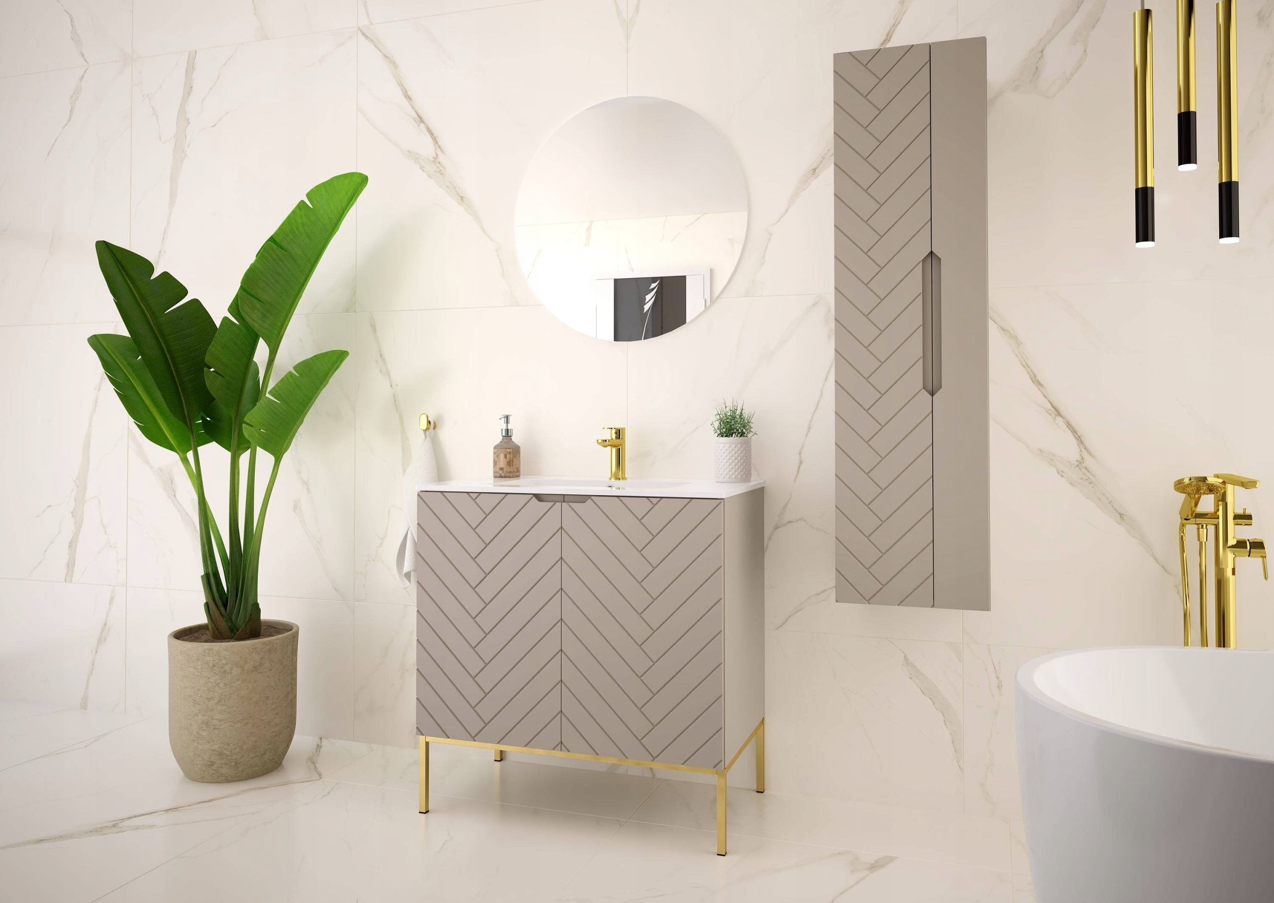 Harmonijne połączenie stylu i praktyczności – Idealna do nowoczesnych wnętrz