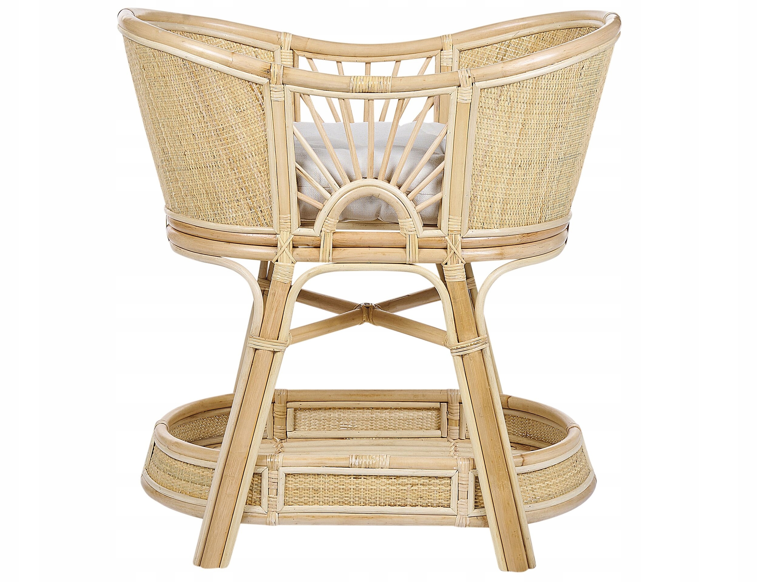 Łóżeczko dziecięce Rattan LAGRASSE 50 x 70 cm – Styl i komfort dla Twojego malucha