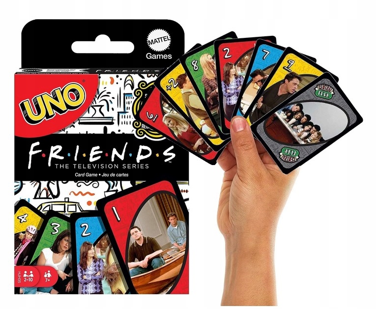 Mattel Gra Karty UNO Friends – Zjednocz przyjaciół przy grze karcianej