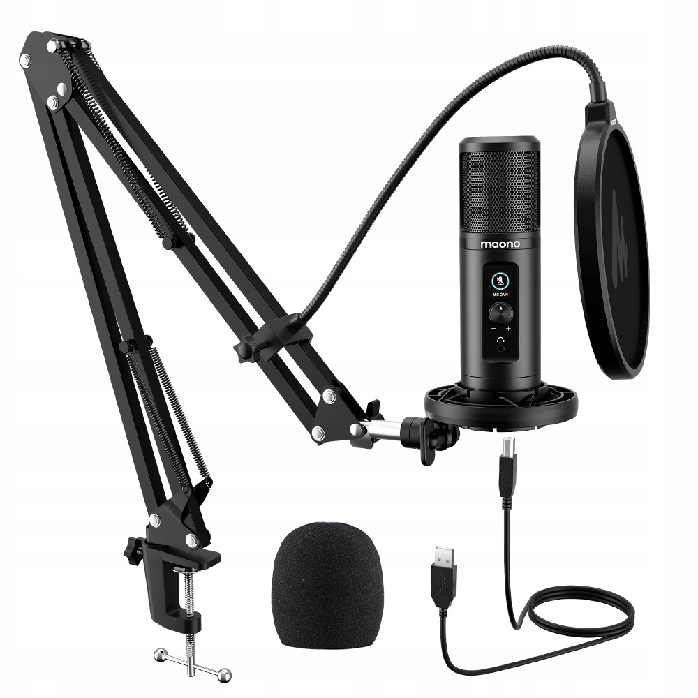 Mikrofon Maono PM422 Podcasting Kit – Profesjonalne nagrania audio w zasięgu ręki