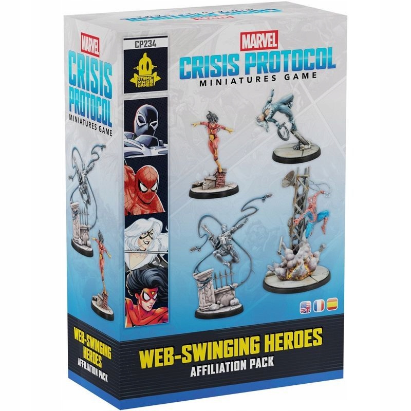 Marvel: Crisis Protocol CP234 Web-Swinging Heroes – Dołącz do walki z super-złoczyńcami!