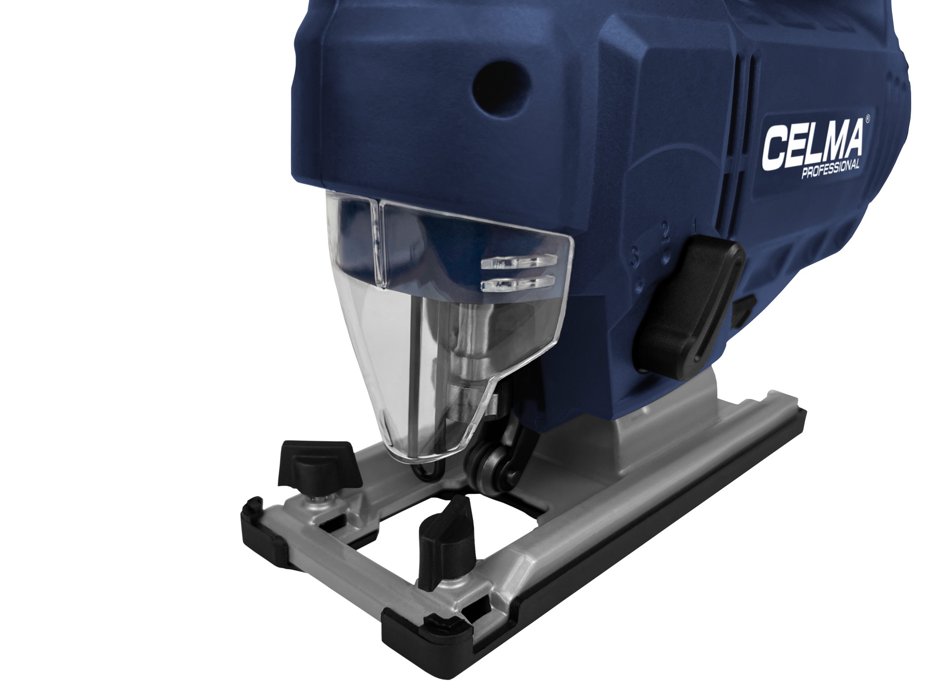 Uchwyt brzeszczotu i podłączenie do odkurzacza