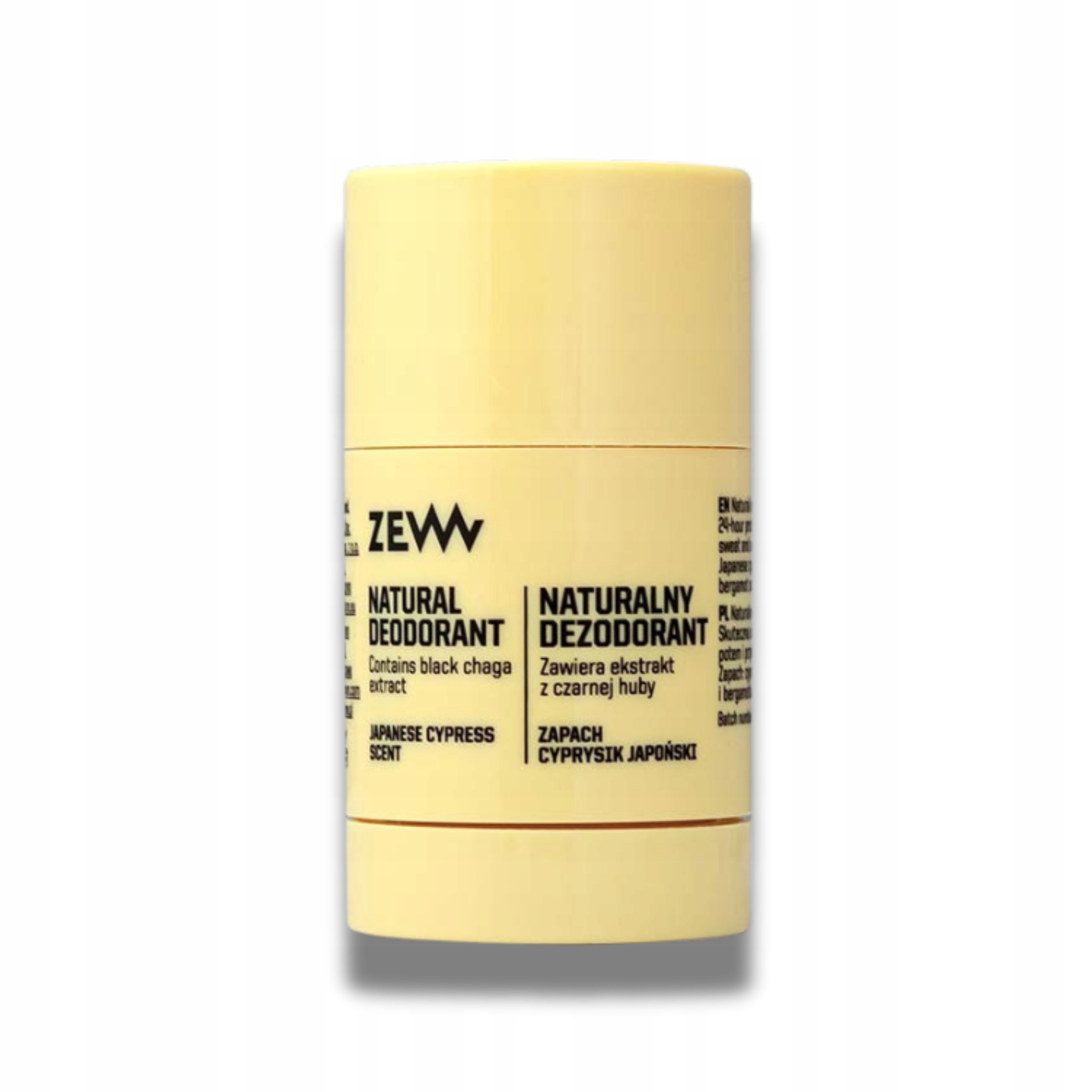 ZEW FOR MEN - Naturalny dezodorant w sztyfcie Cyprysik Japoński & Bergamotka 30g