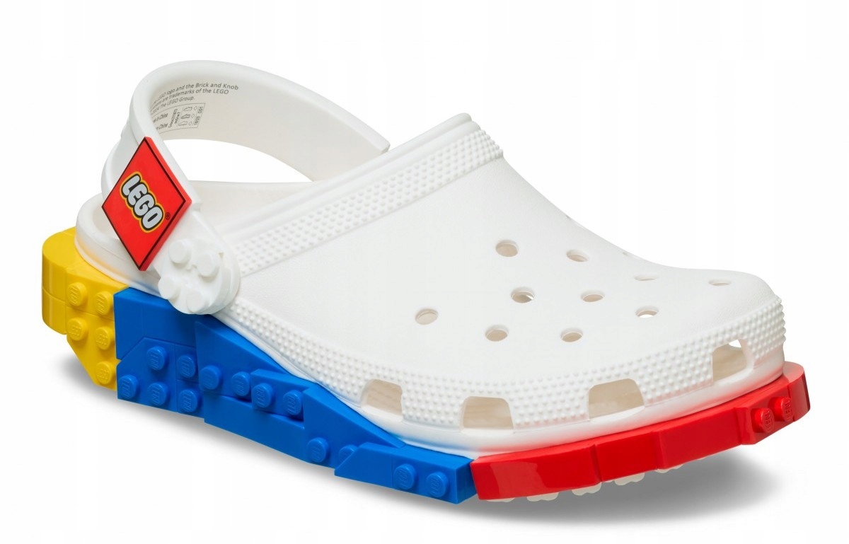 Crocs LEGO 4LW System Clog 211873-100 – Klapki dla kreatywnych mężczyzn