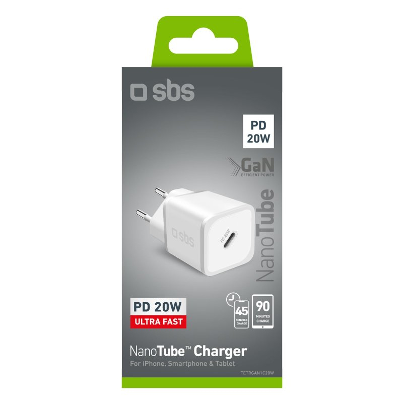 Ładowarka SBS Mobile SBS PD Reiselader 20W USB-C GaN – Wydajność i mobilność w jednym