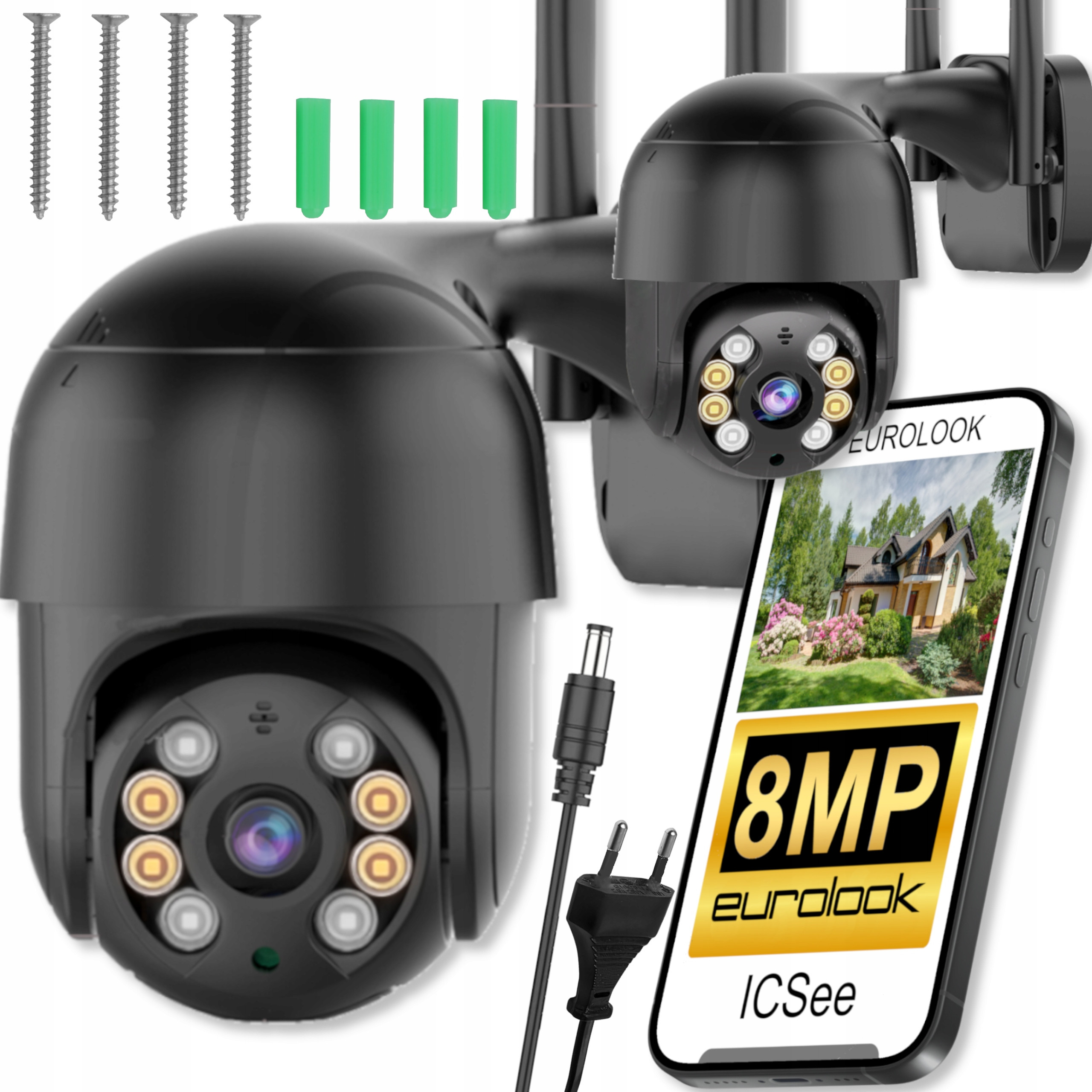 OBROTOWA KAMERA WIFI IP ZEWNĘTRZNA 5MP QHD – Bezpieczeństwo na wyciągnięcie ręki