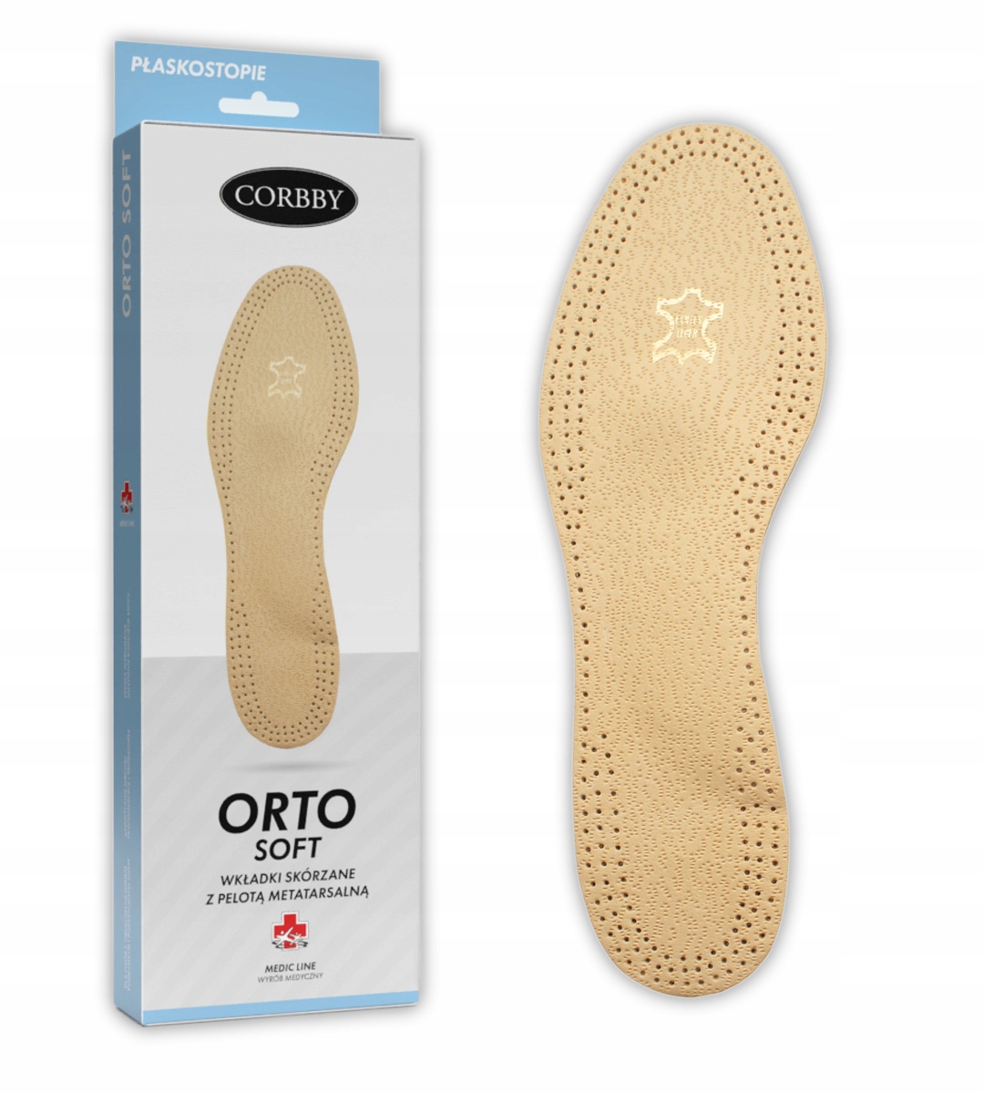 Skórzane wkładki do butów na płaskostopie Corbby – Komfort i wsparcie dla Twoich stóp