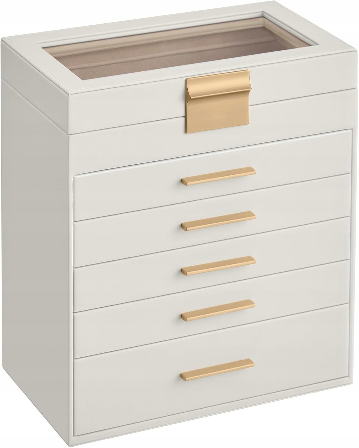 Praktyczne 6-poziomowe przechowywanie biżuterii