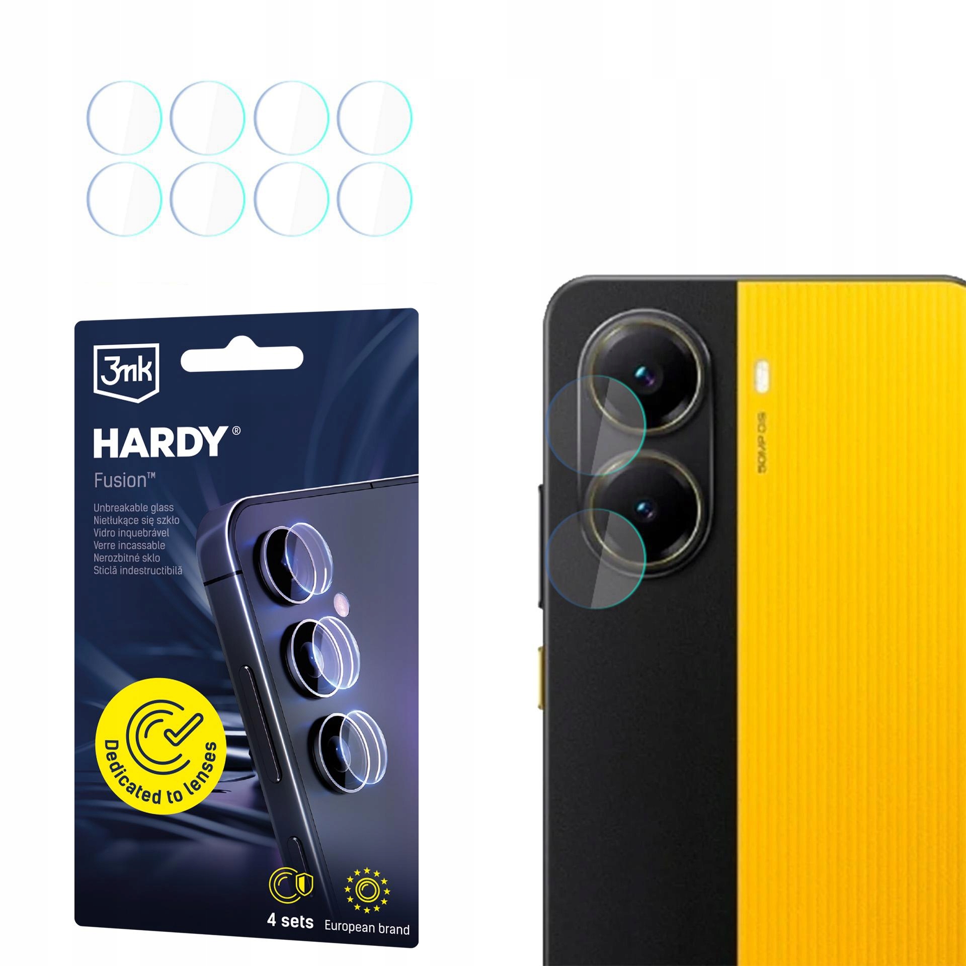 POCO X7 Pro – Ochrona obiektywu z 3mk HARDY® Fusion Lens Protection