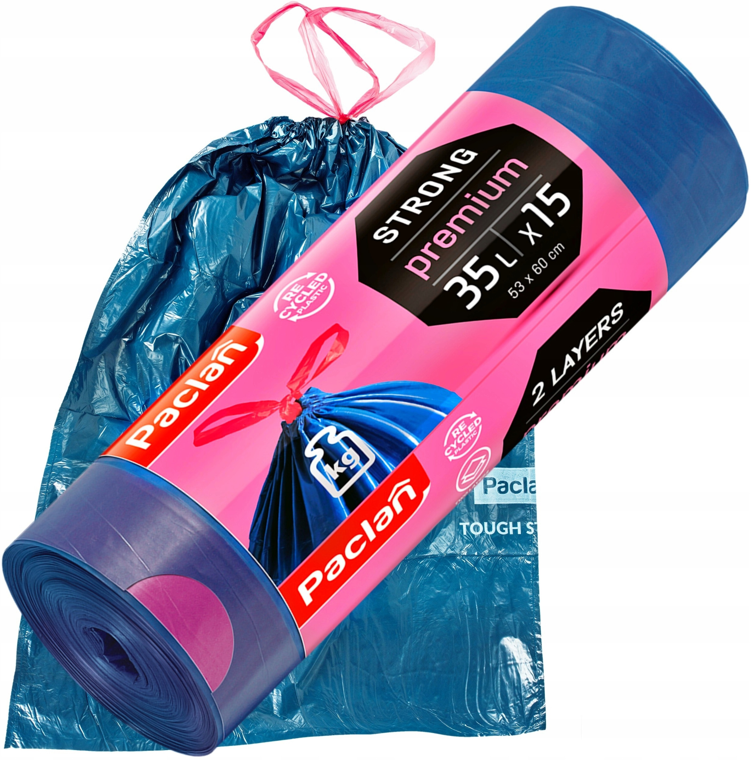 Worki na śmieci Paclan Premium 35L – Ekologiczne i praktyczne rozwiązanie