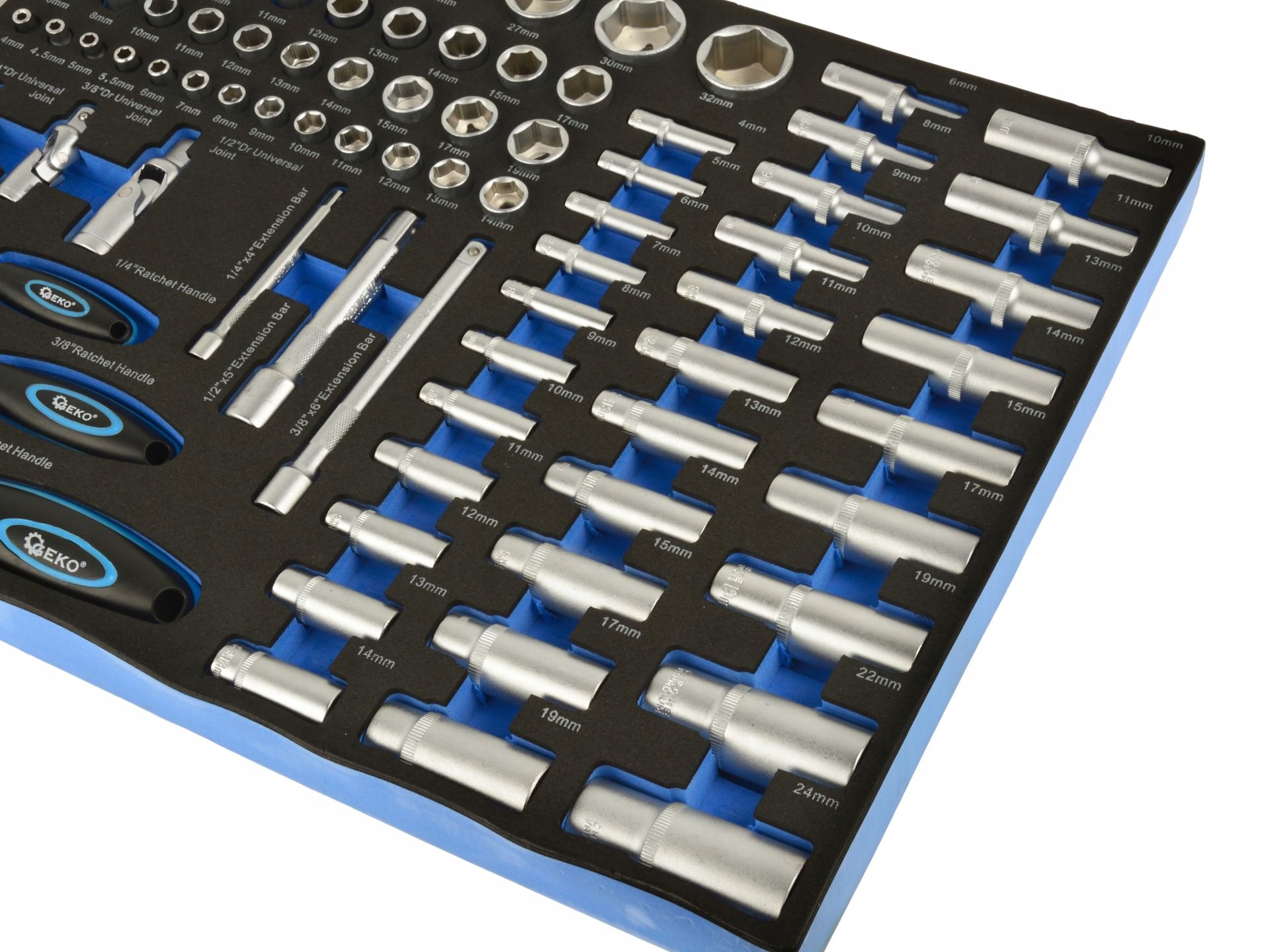 Wszechstronność zestawu nasadek 1/4
