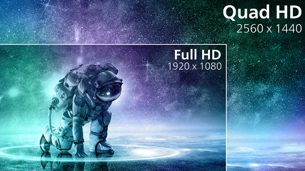 Wyjątkowa jakość obrazu w rozdzielczości Quad HD 2560 x 1440