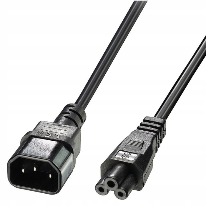 Kabel zasilający Lindy 30340 Przedłużacz zasilający IEC C14 - IEC C5 - 1m