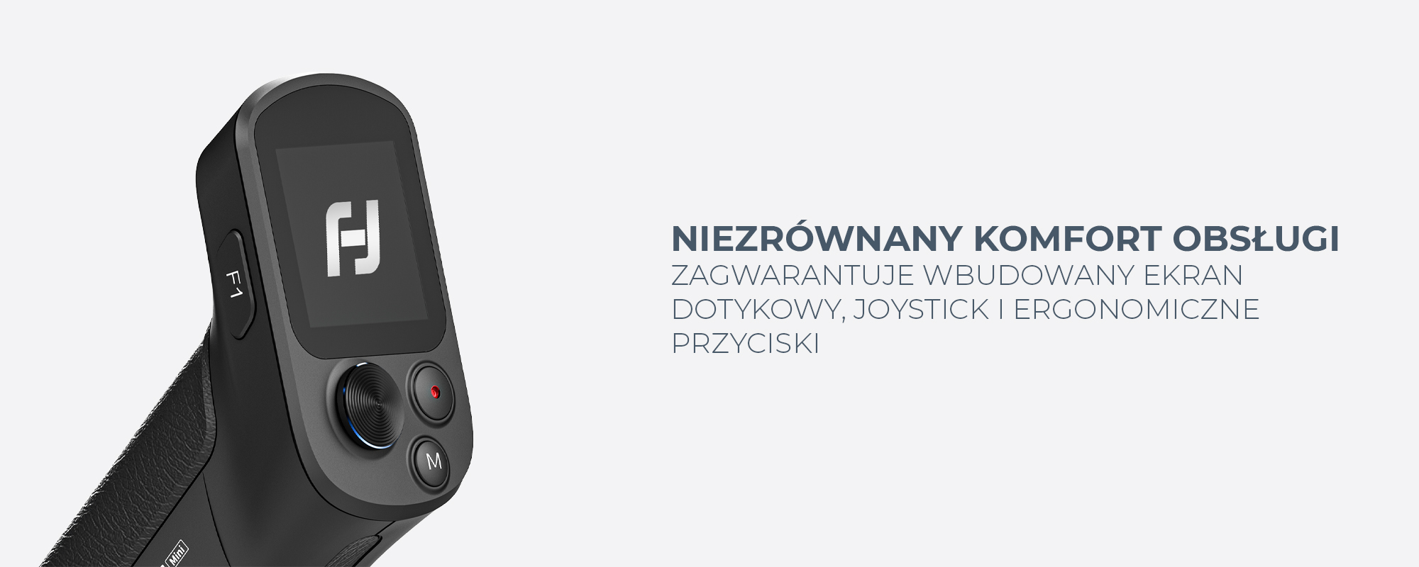 Gimbal ręczny FeiyuTech Scorp F1 mini do smartfonów, kamer sportowych i aparatów bezlusterkowych