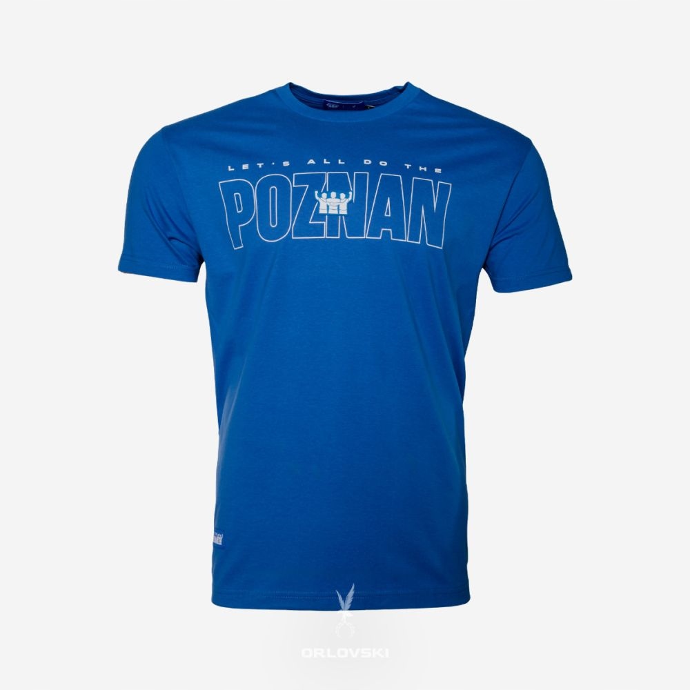 Koszulka The Poznań Niebieska S – Styl i komfort na co dzień