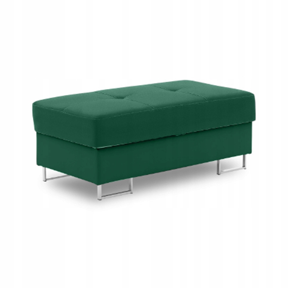 Pufa otwierana, siedzisko, Bellezza, 108x57x43 cm, butelkowa zieleń – Idealne uzupełnienie Twojego wnętrza