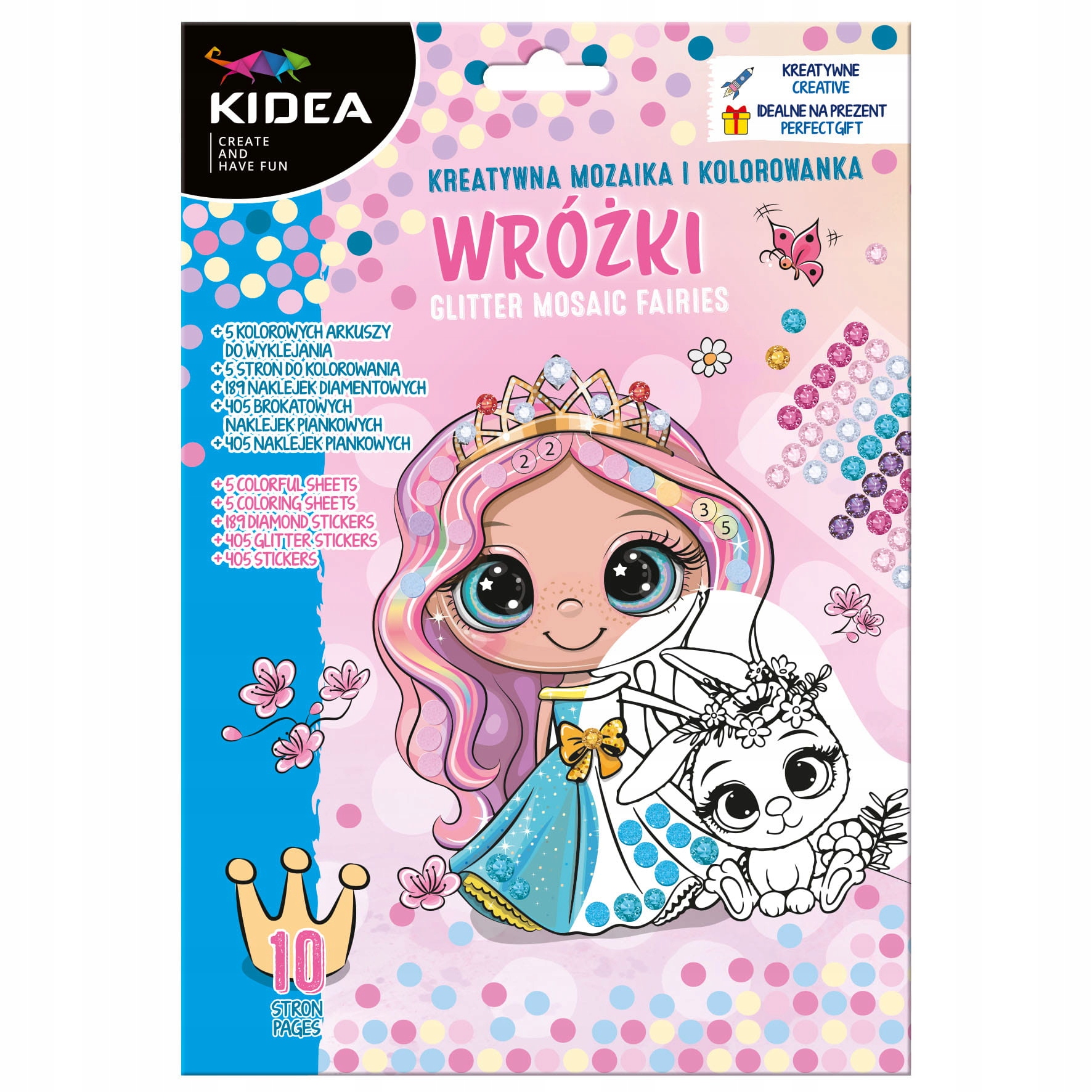 Derform ZEST KREAT MOZAIKA PIAN WROZKI KIDEA PUD – Kreatywna zabawa dla dzieci