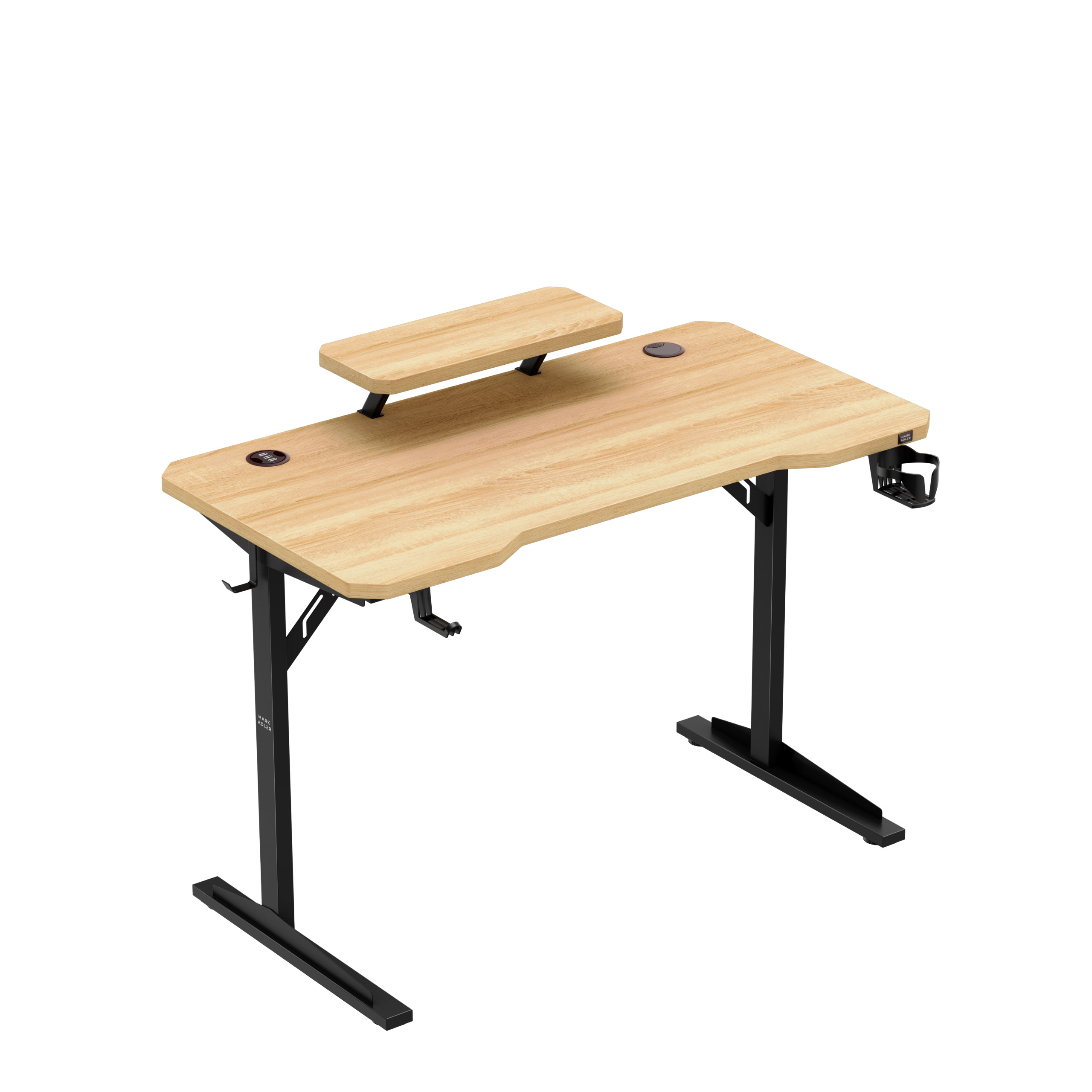 Komputerowe biurko z półką Leader 5.1 Oak 115 cm – Idealne rozwiązanie do biura