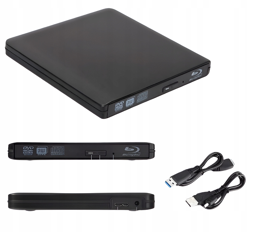 Zewnętrzny napęd Blu-ray DVD 4K 3D USB 3.0 – Twoje centrum multimedialne