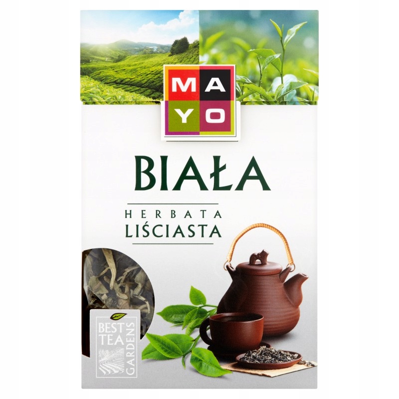 Mayo Herbata liściasta biała 50 g – Delikatność i aromat w każdej filiżance