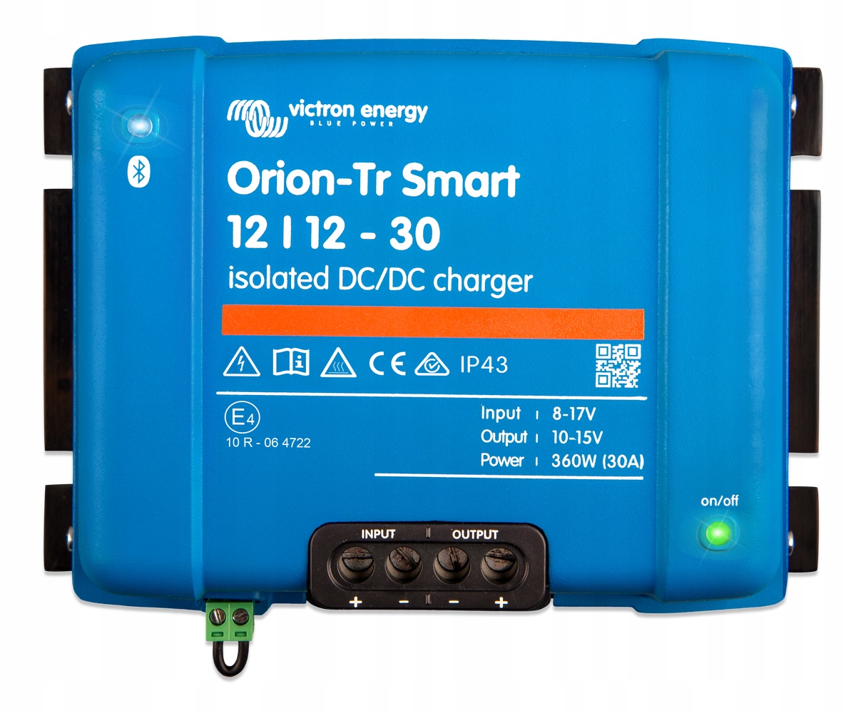 Konwerter Orion-Tr Smart 12/12-30A – Izolowana ładowarka DC-DC od Victron Energy