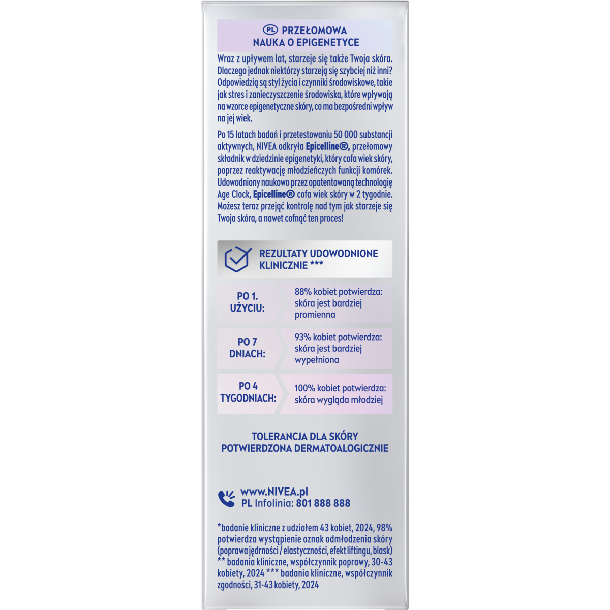 Innowacyjna technologia Age Clock i składnik Epicelline®