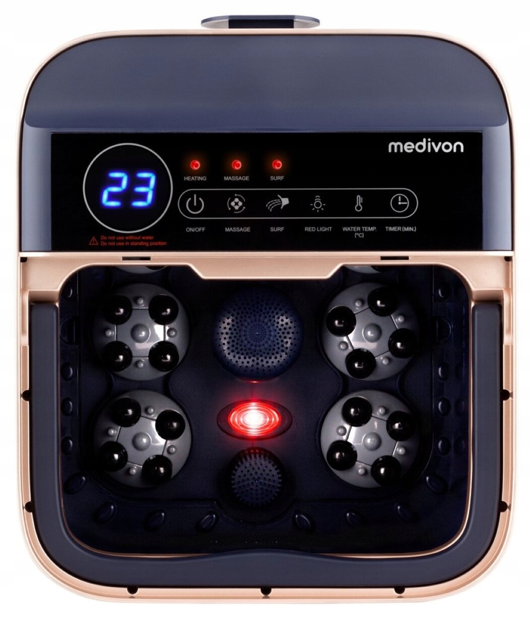 6 obrotowych głowic Shiatsu – intensywność i komfort