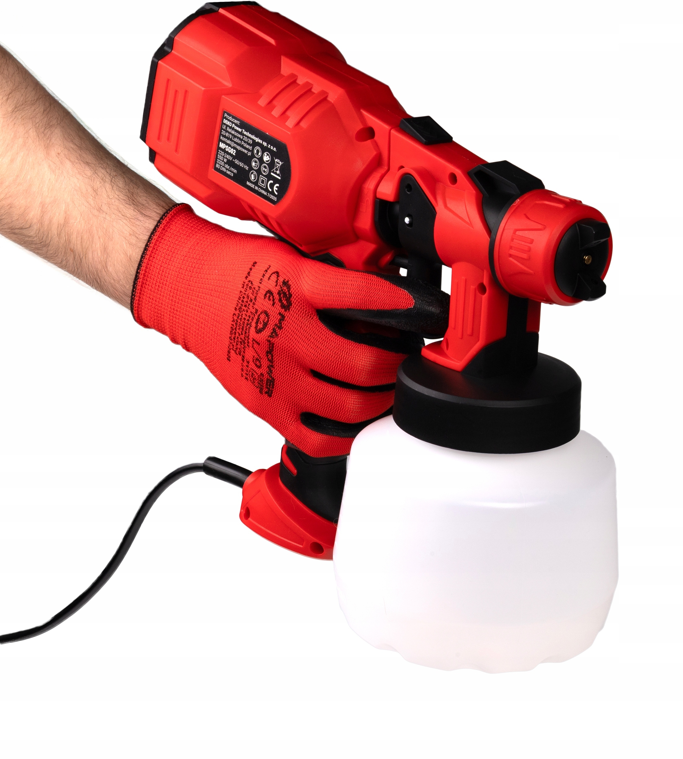 Trzy dysze dla różnych zastosowań – 1.0 mm, 1.8 mm, 2.5 mm