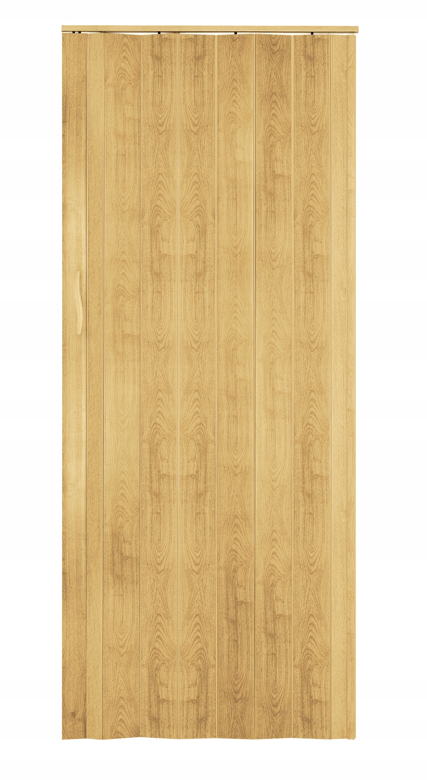 Drzwi harmonijkowe PVC 83x201,5 cm jasny dąb – Idealne rozwiązanie do każdego wnętrza
