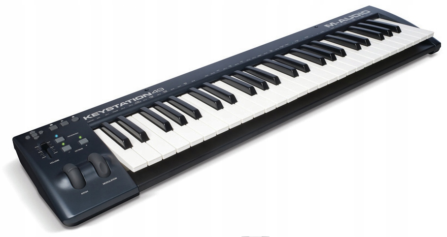 Ergonomiczne koła pitch-bend i modulacji