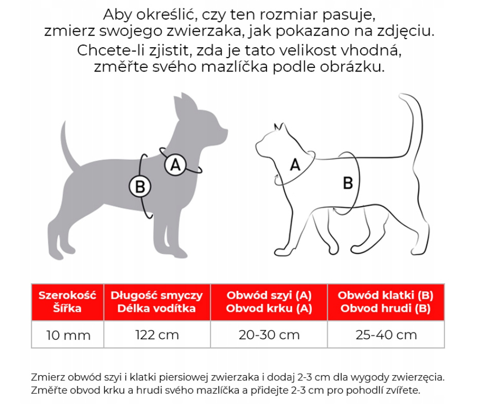 Idealne dopasowanie – Rozmiar XS dla małych ras