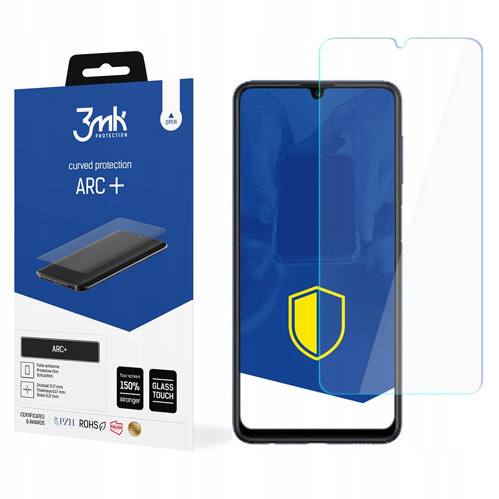 SAMSUNG GALAXY M32 5G - Folia ochronna 3MK ARC+ dla zaokrąglonych ekranów