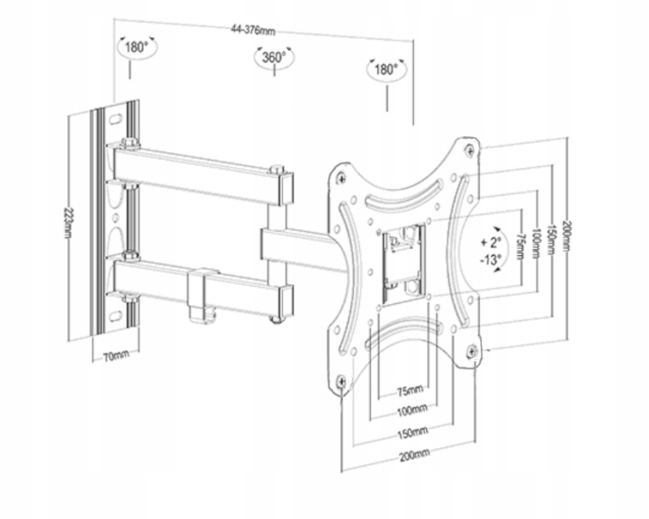 Wszechstronna regulacja i obrotowy design