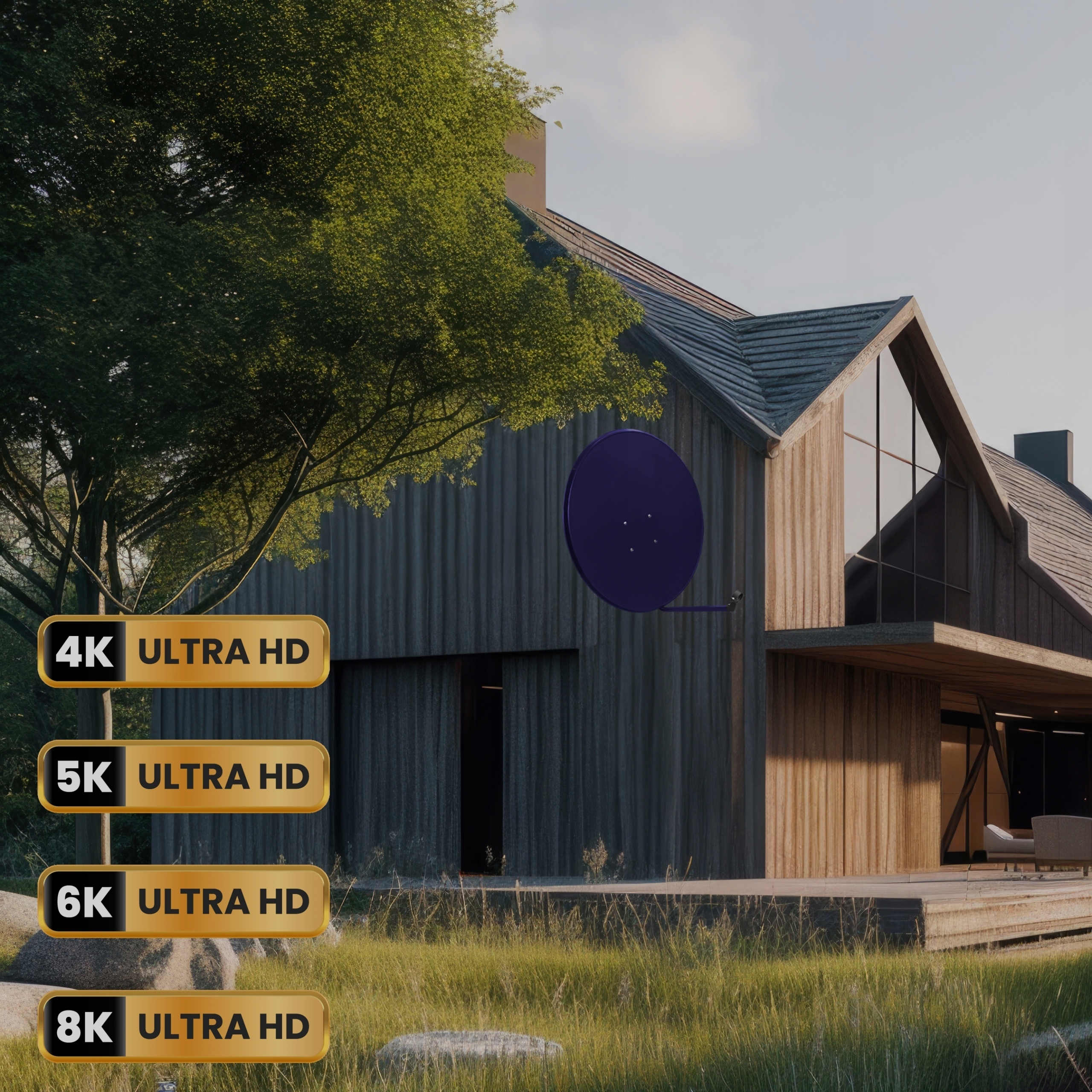 Antena satelitarna Lamex – Doskonała dla sygnału 8K i 4K