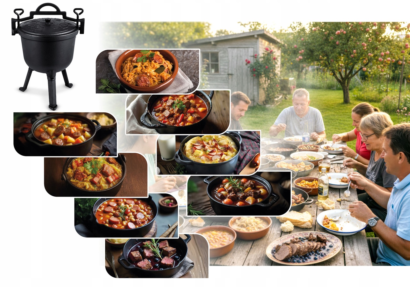 Solidne żeliwo – długowieczność i równomierne rozprowadzanie ciepła